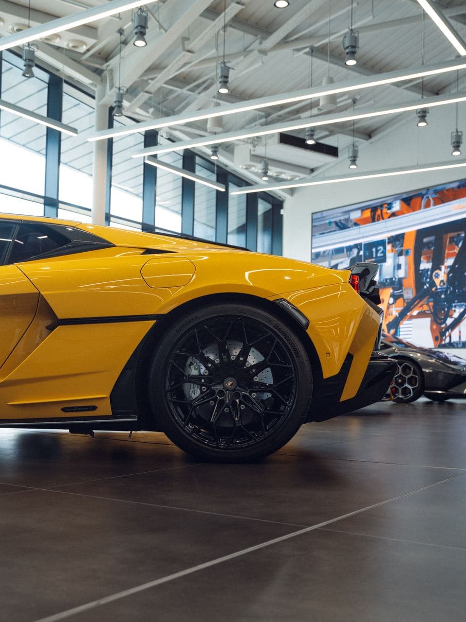 Yellow Lamborghini Temerario